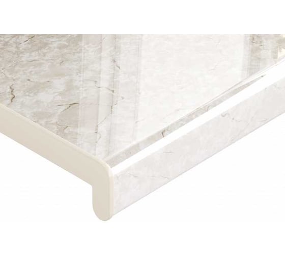 Подоконник Crystallit Кристаллит, мрамор глянцевый, 1700x250 мм 01.04.098.1700.250