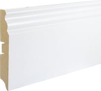 Плинтус МДФ GRACE Смартпрофайл Глосс 100E (100 мм 2,4 м, белый) УТ000058344