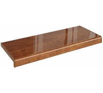 Подоконник Crystallit Кристаллит, дуб золотой глянцевый, 1300x250 мм 01.04.107.1300.250