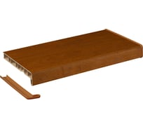 Подоконник Crystallit Кристаллит, дуб золотой матовый, 1000x350 мм 01.04.088.1000.350