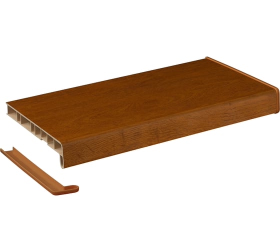 Подоконник Crystallit Кристаллит, дуб золотой матовый, 900x150 мм 01.04.088.900.150
