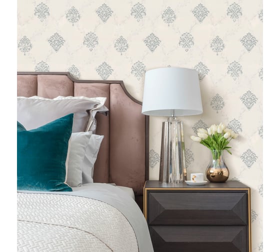 Виниловые обои горячего тиснения на флизелиновой основе Euro Decor Romanov (1.06х10.05 м; 1 рулон) 7138-00