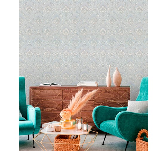 Виниловые обои горячего тиснения на флизелиновой основе Euro Decor Romanov (1.06х10.05 м; 1 рулон) 7137-11