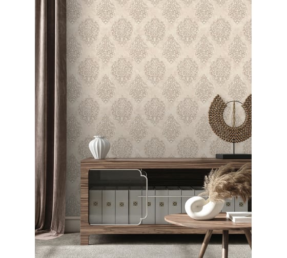 Виниловые обои горячего тиснения на флизелиновой основе Euro Decor Antique (1.06х10.05 м; 1 рулон) 7140-02
