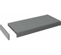 Подоконник Vitrage Дизайн серый матовый, 1400x300 мм, 01.06.125.1400.300