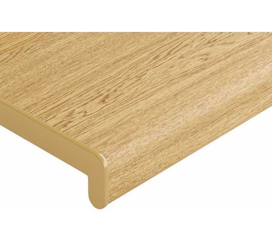 Подоконник Crystallit Кристаллит, дуб натуральный матовый, 900x400 мм 01.04.090.900.400