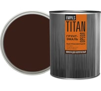 Грунт-эмаль быстросохнущая ОРЕОЛ TITAN матовая шоколадно-коричневая RA 83781