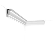 Потолочный лепной карниз Oracdecor Orac белый, из дюрофома, 60 шт в упаковке CB531N