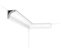 Потолочный лепной карниз Oracdecor Orac белый, из дюрофома, 56 шт в упаковке CB510N