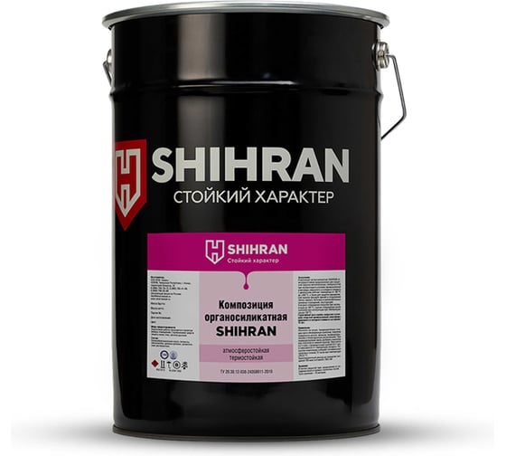 Органосиликатная композиция SHIHRAN желтая RAL 1003 25кг 007677