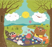 Обои АртПолиграф Milan Пикник, 200х180 см M 5152