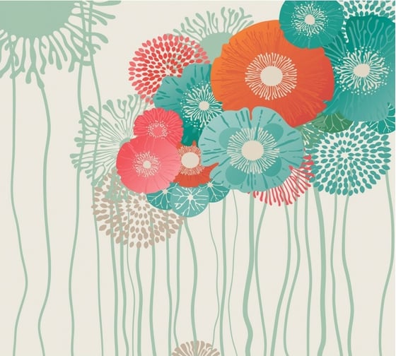 Обои АртПолиграф Milan Скандинавские маки, 200х180 см M 5151 1