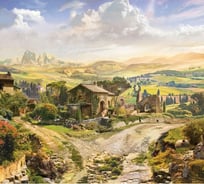 Обои АртПолиграф Milan У дороги, 200х180 см M 5195