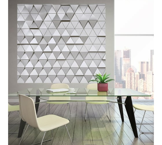 Обои АртПолиграф Milan Графические треугольники, 200х180 см M 5197