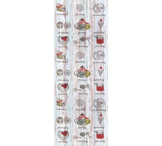 Обои АртПолиграф Milan Клубничный микс, 100х270 см M 135