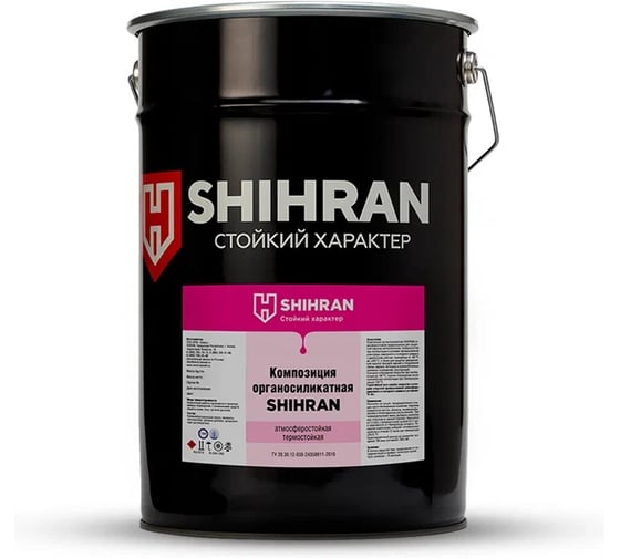Органосиликатная композиция SHIHRAN белая RAL 9003 25кг 007673