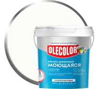Краска водно-дисперсионная Olecolor база А, моющаяся NCS S 0502-G, 1 кг / 0.62 4300016180