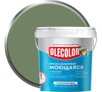 Краска водно-дисперсионная Olecolor база А, моющаяся NCS S 4010-G30Y, 1 кг / 0 4300016176