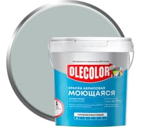 Краска водно-дисперсионная Olecolor база А, моющаяся NCS S 2002-B50G, 1 кг / 0 4300016178