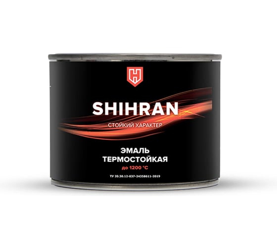 Эмаль термостойкая SHIHRAN шоколадная, ral 8017, до +400°С, 0.4кг 00000005990