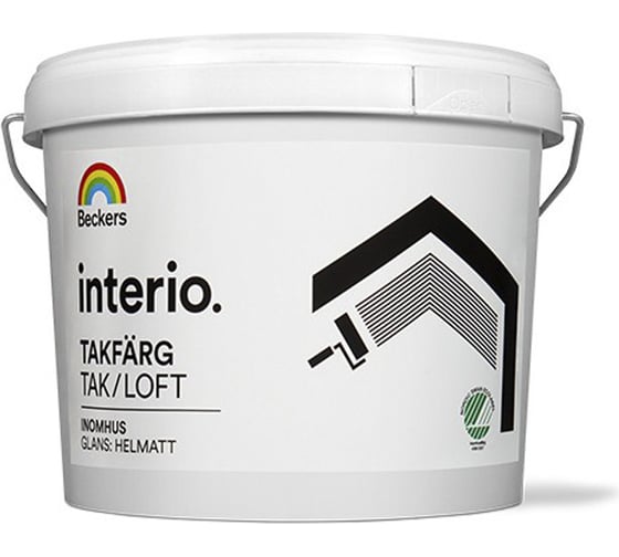 Краска Beckers Interio Takfarg 03 белая 3 л 710010013 1