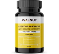 Акриловая краска для мебели и интерьера WALNUT темный графит, 800 г, WLN0781