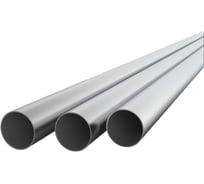 Труба круглая алюминиевая Диал 2000х10x1 мм, 3 штуки в комплекте 4687206814776