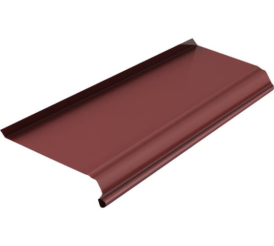 Отлив МЕТАЛЛИК И КО 150x2000; Оц 0.40 (RAL 8017) в пленке О0000051341