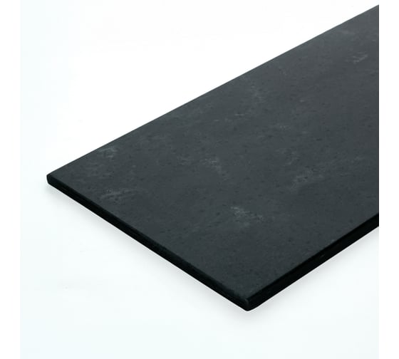 Подоконник из искусственного камня BNV, 1200x300x12мм, цвет черный мрамор, глянцевая поверхность 4603336734005