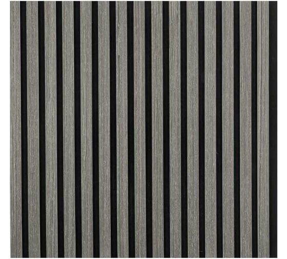 Акустические реечные панели LAKO DECOR 600-600 мм, Эбеновое дерево, в комплекте 5 шт LKD-RE-ACU-514-KO