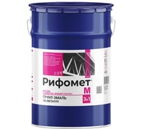 Краска по ржавчине для металла РИФОМЕТ М 25 кг черный 103618
