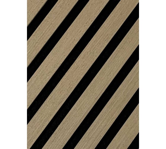 Акустические реечные панели LAKO DECOR 600-600 мм, Итальянский орех, в комплекте 10 шт. LKD-RE-ACU-322-KO-MEGA10