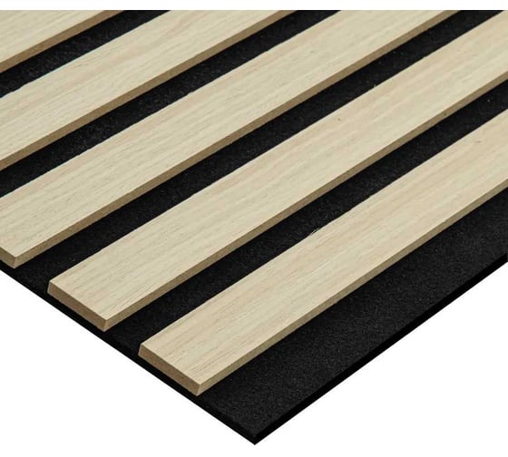 Акустические реечные панели LAKO DECOR 600-600 мм, Ольха, в комплекте 10 шт. LKD-RE-ACU-511-KO-MEGA10