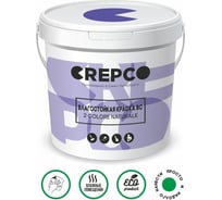 Влагостойкая матовая водно-дисперсионная краска для любых помещений ITALICA 2 COLORE NATURALE BC, нейтральная база под насыщенную колеровку, 12 кг, CREPCO 777