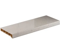 Подоконник пластиковый Moeller 300мм, каррарский мрамор глянцевый, 3 метра, MOL0263.45/3