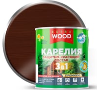 Защитно-красящий состав 3в1 для древесины Farbitex орегон Карелия, 0.75 л, WOOD 4300016709
