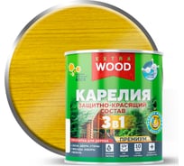 Защитно-красящий состав 3в1 Farbitex для древесины, сосна, Карелия 0.75 л WOOD 4300016713