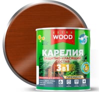 Защитно-красящий состав 3в1 Farbitex для древесины, груша, Карелия 0.75 л WOOD 4300016702