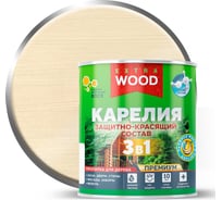 Защитно-красящий состав 3в1 Farbitex для древесины, ваниль, Карелия 0.75 л WOOD 4300016701