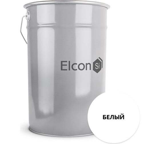 Грунт-эмаль по ржавчине Elcon  3 в 1 белый, 25 кг 00-00461445 1