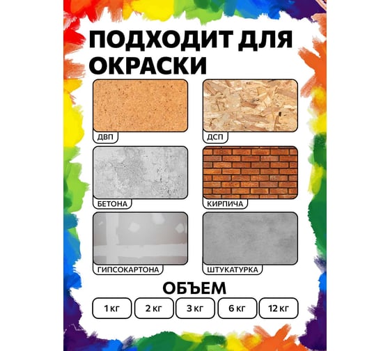 Краска ВД фасадная универсальная BRAITON paint BRAITON полуглянцевая, 12 кг kfynivbraiton12