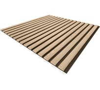 Панель стеновая акустическая STELLA МДФ Comfort Light Дуб Снежный 600x600x9 (уп.1шт.) ЦБ-00016293