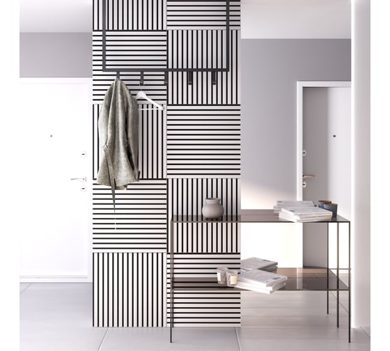 Панель стеновая акустическая STELLA МДФ Comfort Standart Белый 600x600x9 (1шт.упак.) ЦБ-00015503