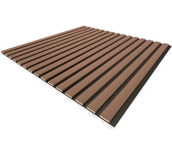 Панель стеновая акустическая STELLA Comfort De Luxe Terracotta 600x600x9 (уп.1шт.) ЦБ-00020438
