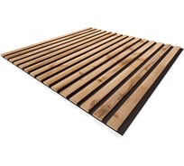 Панель стеновая акустическая STELLA МДФ Comfort Light Пекан 600x600x9 (уп.1шт.) ЦБ-00016291