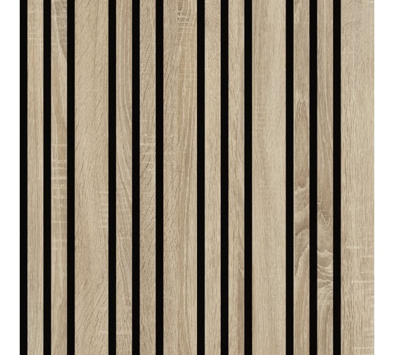 Панель стеновая акустическая STELLA Dream Standart Дуб Сонома 2780x600x9 (уп.1шт.) ЦБ-00019769