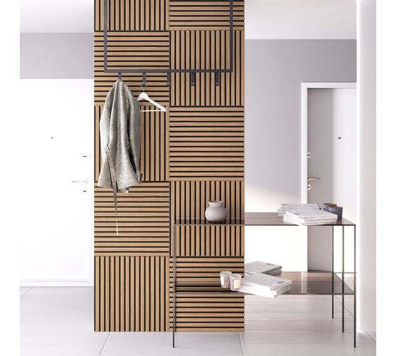 Панель стеновая акустическая STELLA Comfort Standart Дуб Сальвадор 600x600x9 (уп.1шт.) ЦБ-00015902