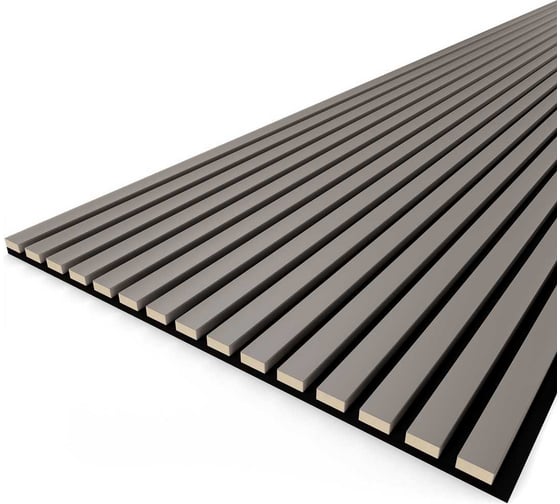 Панель стеновая акустическая STELLA Trend De Luxe Sandgrau 2780x600x21 мм, уп.1шт ЦБ-00016388