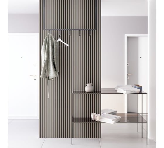 Панель стеновая акустическая STELLA Trend De Luxe Sandgrau 2780x600x21 мм, уп.1шт ЦБ-00016388
