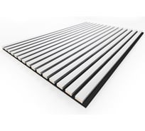 Панель стеновая акустическая STELLA МДФ Trend Standart Белый 900x600x21 мм, уп.1шт ЦБ-00015432